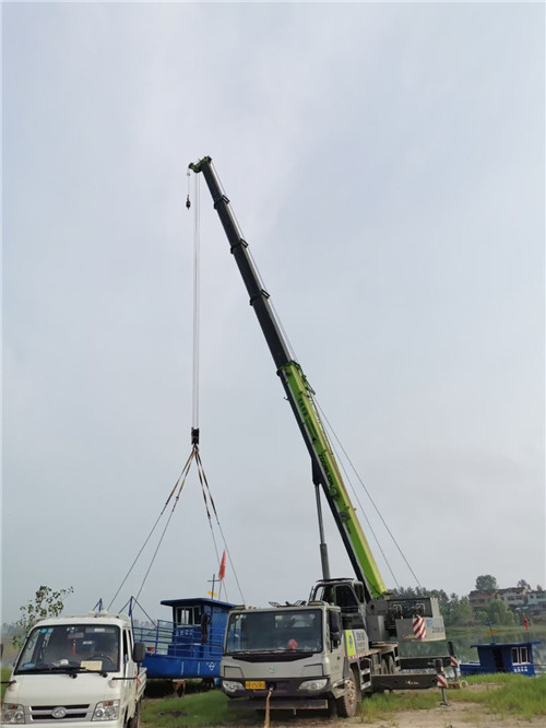 朔城区桥梁建设吊装案例